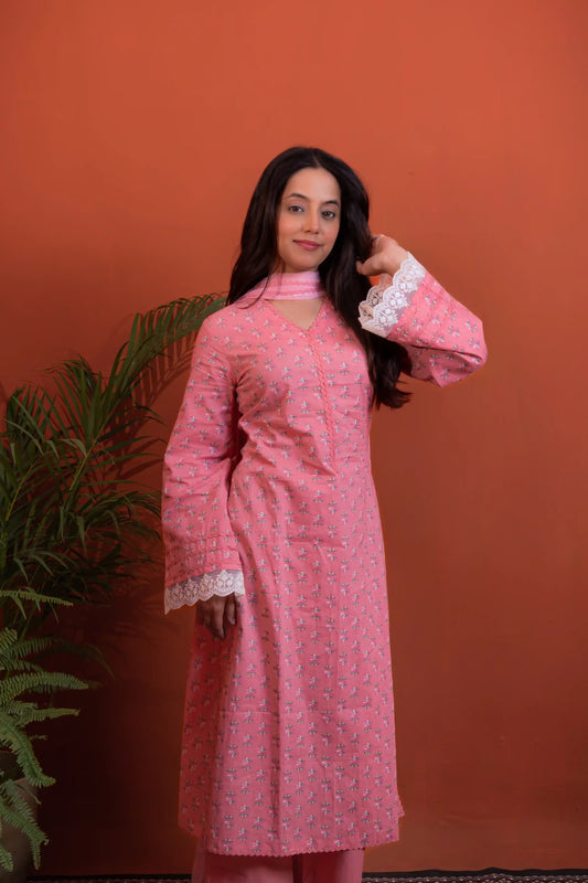 Gulrukh Cotton Kurta Set