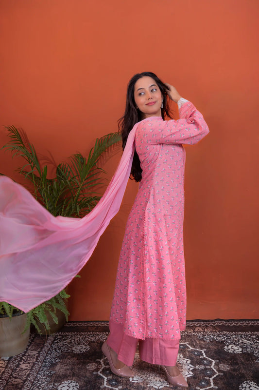 Gulrukh Cotton Kurta Set